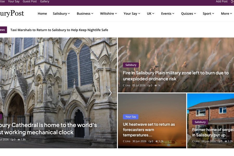 Advertise on SalisburyPost and reach thousands of local readers every month