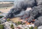 More than 100 firefighters battle major blaze at Essex industrial estate